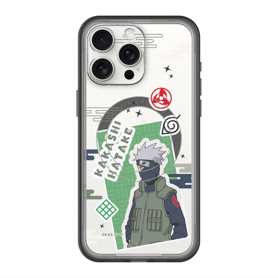 スリムプロテクションプレミアムケース with MagSafe［ NARUTO -ナルト- 疾風伝 - ステッカー - はたけカカシ ］