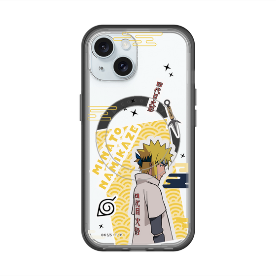 スリムプロテクションプレミアムケース with MagSafe［ NARUTO -ナルト- 疾風伝 - ステッカー - 波風ミナト ］