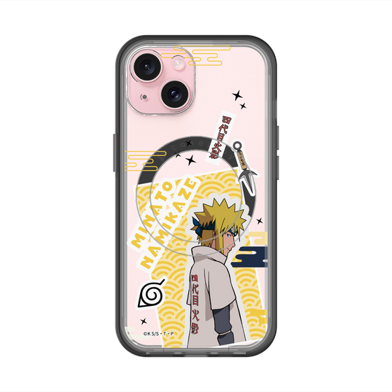 スリムプロテクションプレミアムケース with MagSafe［ NARUTO -ナルト- 疾風伝 - ステッカー - 波風ミナト ］