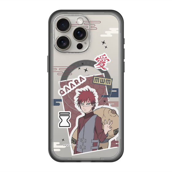 スリムプロテクションプレミアムケース with MagSafe［ NARUTO -ナルト- 疾風伝 - ステッカー - 我愛羅 ］