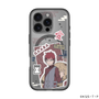スリムプロテクションプレミアムケース with MagSafe［ NARUTO -ナルト- 疾風伝 - ステッカー - 我愛羅 ］