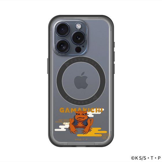 スリムプロテクションプレミアムケース with MagSafe［ NARUTO -ナルト- 疾風伝 - ガマ吉 ］