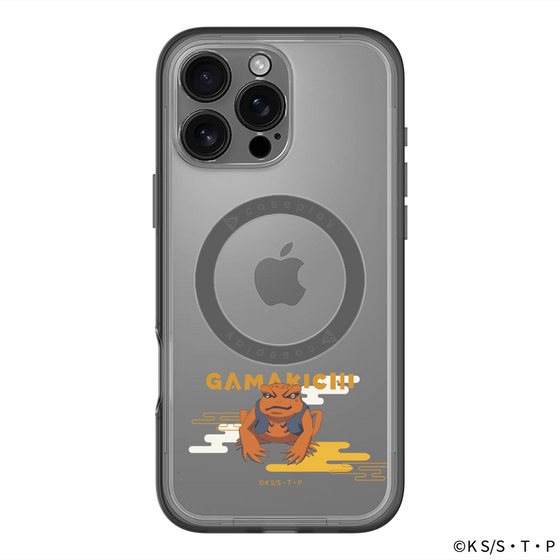 スリムプロテクションプレミアムケース with MagSafe［ NARUTO -ナルト- 疾風伝 - ガマ吉 ］