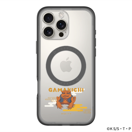 スリムプロテクションプレミアムケース with MagSafe［ NARUTO -ナルト- 疾風伝 - ガマ吉 ］