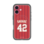 スリムプロテクションプレミアムケース with MagSafe［ 楽天イーグルス - #42 Sakaue - ビジター ］