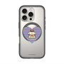スリムプロテクションプレミアムケース with MagSafe［ ELLE×ポムポムプリン - ハート - ブルー ］