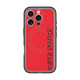 スリムプロテクションプレミアムケース with MagSafe［ SUPER PRIVATE - ロゴ - Red&Black ］