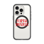 スリムプロテクションプレミアムケース with MagSafe［ SUPER PRIVATE - ロゴ - Metal ］