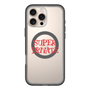 スリムプロテクションプレミアムケース with MagSafe［ SUPER PRIVATE - ロゴ - Metal ］