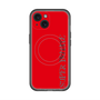 スリムプロテクションプレミアムケース with MagSafe［ SUPER PRIVATE - ロゴ - Red ］