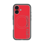 スリムプロテクションプレミアムケース with MagSafe［ SUPER PRIVATE - ロゴ - Red ］