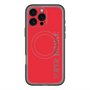 スリムプロテクションプレミアムケース with MagSafe［ SUPER PRIVATE - ロゴ - Red ］