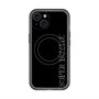 スリムプロテクションプレミアムケース with MagSafe［ SUPER PRIVATE - ロゴ - Black ］