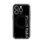 スリムプロテクションプレミアムケース with MagSafe［ SUPER PRIVATE - ロゴ - Black ］