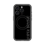 スリムプロテクションプレミアムケース with MagSafe［ SUPER PRIVATE - ロゴ - Black ］