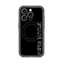 スリムプロテクションプレミアムケース with MagSafe［ SUPER PRIVATE - ロゴ - Black ］