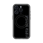 スリムプロテクションプレミアムケース with MagSafe［ SUPER PRIVATE - ロゴ - Black ］