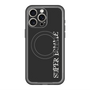 スリムプロテクションプレミアムケース with MagSafe［ SUPER PRIVATE - ロゴ - Black ］