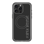 スリムプロテクションプレミアムケース with MagSafe［ SUPER PRIVATE - ロゴ - Black ］