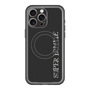 スリムプロテクションプレミアムケース with MagSafe［ SUPER PRIVATE - ロゴ - Black ］