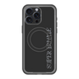 スリムプロテクションプレミアムケース with MagSafe［ SUPER PRIVATE - ロゴ - Black ］