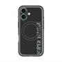 スリムプロテクションプレミアムケース with MagSafe［ SUPER PRIVATE - ロゴ - Black ］