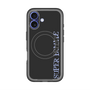 スリムプロテクションプレミアムケース with MagSafe［ SUPER PRIVATE - ロゴ - Black ］
