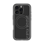 スリムプロテクションプレミアムケース with MagSafe［ SUPER PRIVATE - ロゴ - Black ］