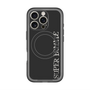 スリムプロテクションプレミアムケース with MagSafe［ SUPER PRIVATE - ロゴ - Black ］
