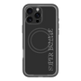 スリムプロテクションプレミアムケース with MagSafe［ SUPER PRIVATE - ロゴ - Black ］