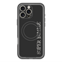 スリムプロテクションプレミアムケース with MagSafe［ SUPER PRIVATE - ロゴ - Black ］