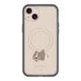 スリムプロテクションプレミアムケース with MagSafe［ BUDOG - ベージュ ］