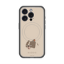 スリムプロテクションプレミアムケース with MagSafe［ BUDOG - ベージュ ］