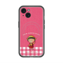 スリムプロテクションプレミアムケース with MagSafe［ ちびまる子ちゃん - ピンクチェック ］