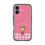 スリムプロテクションプレミアムケース with MagSafe［ ちびまる子ちゃん - ピンクチェック ］