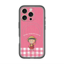 スリムプロテクションプレミアムケース with MagSafe［ ちびまる子ちゃん - ピンクチェック ］