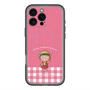 スリムプロテクションプレミアムケース with MagSafe［ ちびまる子ちゃん - ピンクチェック ］