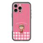 スリムプロテクションプレミアムケース with MagSafe［ ちびまる子ちゃん - ピンクチェック ］
