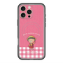 スリムプロテクションプレミアムケース with MagSafe［ ちびまる子ちゃん - ピンクチェック ］