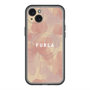 スリムプロテクションプレミアムケース with MagSafe［ FURLA - FLOWER VELATO-01 ］