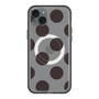 スリムプロテクションプレミアムケース with MagSafe［ シンプルドット - Black ］