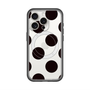 スリムプロテクションプレミアムケース with MagSafe［ シンプルドット - Black ］