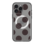 スリムプロテクションプレミアムケース with MagSafe［ シンプルドット - Black ］