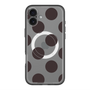スリムプロテクションプレミアムケース with MagSafe［ シンプルドット - Black ］