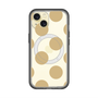 スリムプロテクションプレミアムケース with MagSafe［ シンプルドット - Beige ］