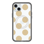 スリムプロテクションプレミアムケース with MagSafe［ シンプルドット - Beige ］