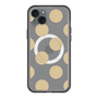 スリムプロテクションプレミアムケース with MagSafe［ シンプルドット - Beige ］