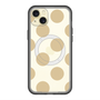 スリムプロテクションプレミアムケース with MagSafe［ シンプルドット - Beige ］