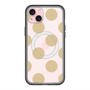 スリムプロテクションプレミアムケース with MagSafe［ シンプルドット - Beige ］