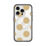 スリムプロテクションプレミアムケース with MagSafe［ シンプルドット - Beige ］